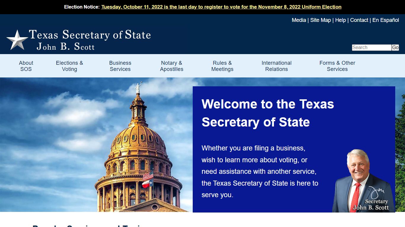 Texas Secretary of State